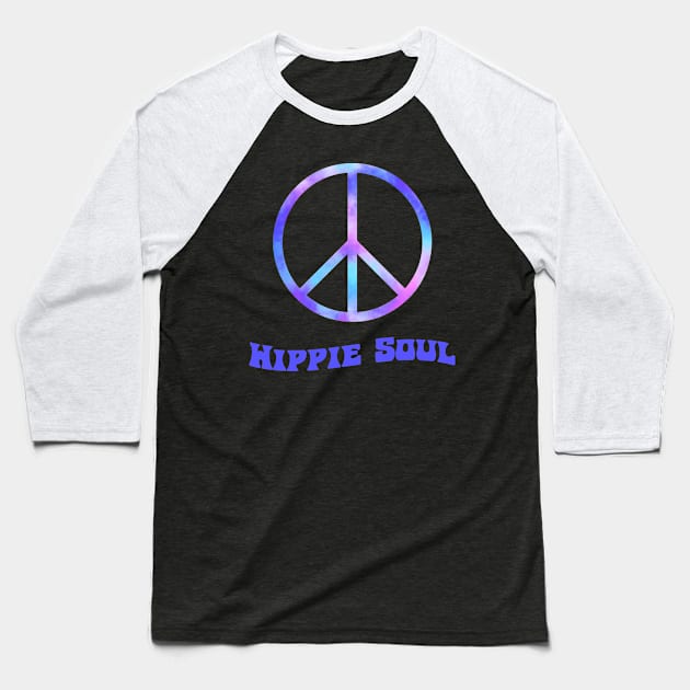 Hippie Soul Peace Sign Gypsy Spirit Life Baseball T-Shirt by Rengaw Designs